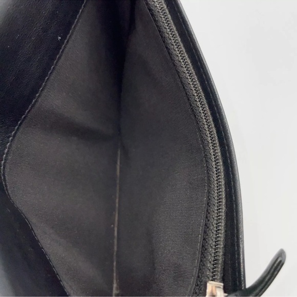 Authentic Chanel Caviar Black Brilliant Coco Long Wallet W/Box - Picture 12 of 16